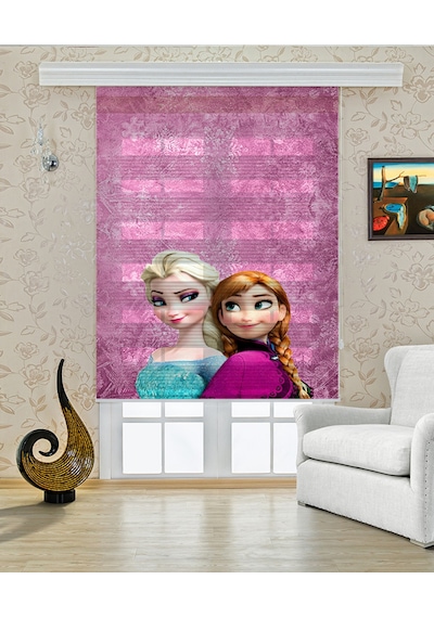 Perdeoutlet38 Baskılı Renkli Pembe Elsa Dijital Baskılı Zebra Perde-cocuk Odası-stor Perde Model:tycab03d363e7f9bcc5e94700 Çok Renkli