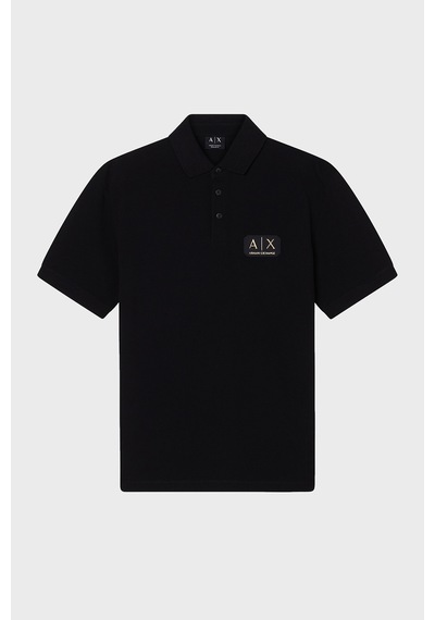 Armani Exchange Erkek Polo Xm002231 Af10366 Uc001 Siyah Siyah