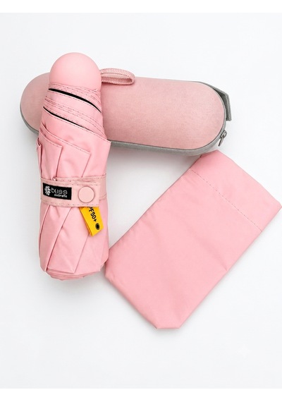 Bliss Umbrella Kapsül Şemsiye - Uv Korumalı Güneş Şemsiyesi Pembe