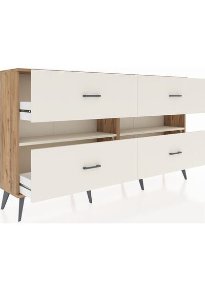 Arges Konsol 2 Raflı 4 Çekmeceli 176x30x99 Çam-aytaşı Aytası/aytası - Atlas Çam Arges Konsol 2 Raflı 4 Çekmeceli 176x30x99 Çam-aytaşı Aytası/aytası - Atlas Çam