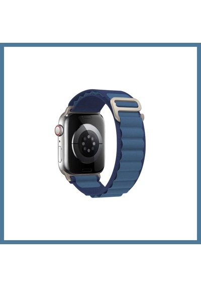 Bezos Watch 38mm Uyumlu Mountain Kordon - Lacivert Btkfz