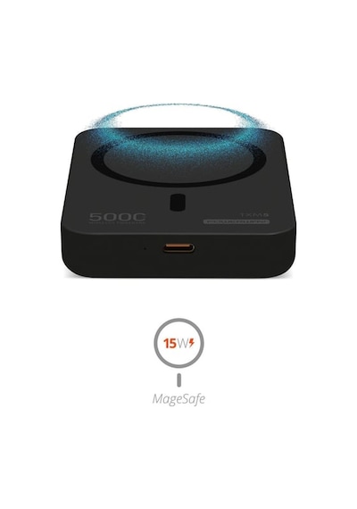 5000 Mah 15w Magsafe Destekli Txm5 Powerbank Kablosuz Şarj + Stand Tasarım Siyah BEYAZ