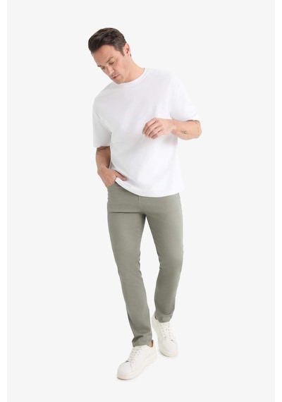 Defacto Slim Fit Dar Kesim Dar Paça Dokulu Pantolon E7959ax25augr169 Gri Defacto Slim Fit Dar Kesim Dar Paça Dokulu Pantolon E7959ax25augr169 Gri