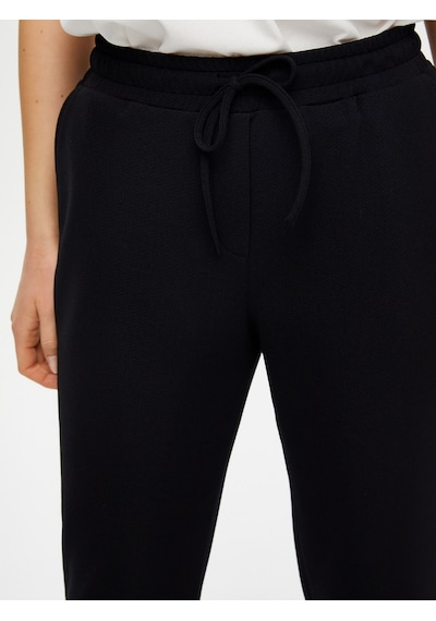 Faik Sönmez Comfort Fit Krep Örme Pantolon B00074-1 B00074-110 Siyah