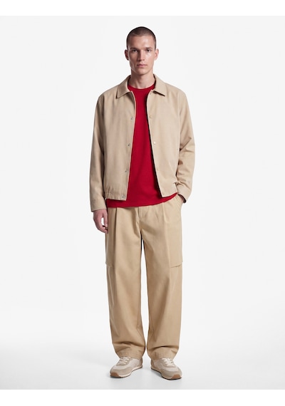Koton Rahat Kalıp Beli Bağcıklı Cep Detaylı Pamuklu Gabardin Barrel Pantolon Bej 7wam40077nw Ekru Koton Rahat Kalıp Beli Bağcıklı Cep Detaylı Pamuklu Gabardin Barrel Pantolon Bej 7wam40077nw Ekru