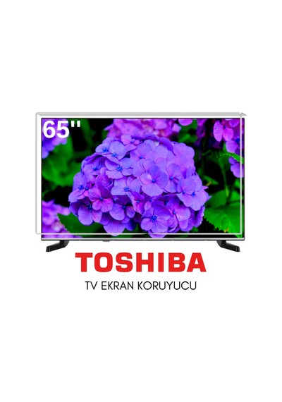 Technozi Toshiba Uyumlu 65" İnç 165 Ekran Tv Koruyucu Kırılmaz Paneli
