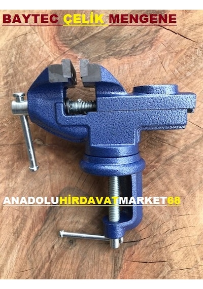 Baytec Mini Mengene Dönerli Tablalı Örslü Masa Mengenesi 60Mm Pro