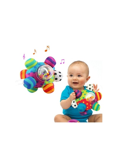 Sozzy Toys Çıngıraklı Renkli Topum - Szy205