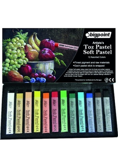 Bigpoint Artists' Soft Pastel 12 Renk Tam Boy N11.5248