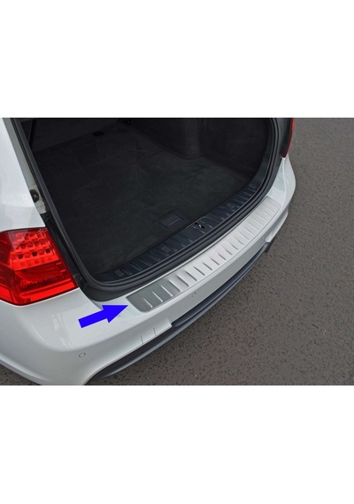 S-Dizayn  Bmw 3 Serisi E91 Krom Arka Tampon Eşiği 2005-2012