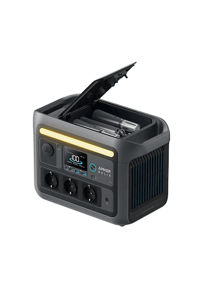 Anker Solix C800x 768wh I 1200w I 1600w Surgepad Taşınabilir Güç Kaynağı Siyah