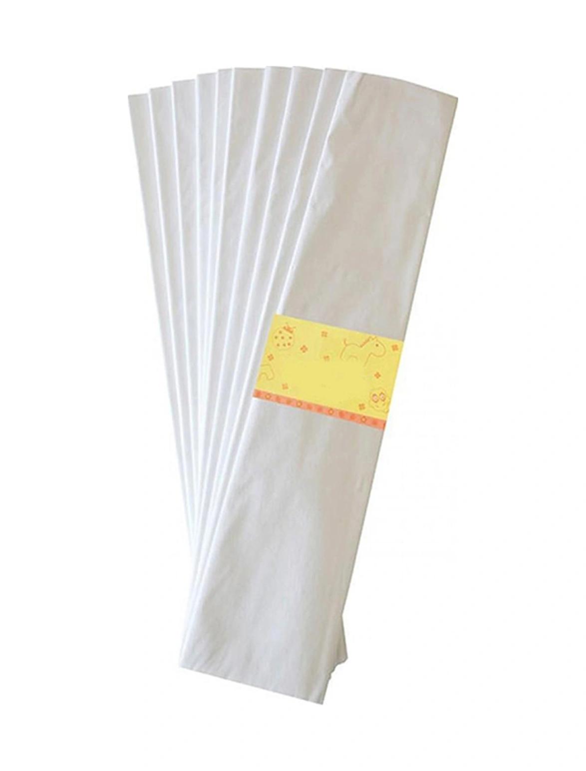 Renkli Krapon Kağıdı 50x200 Beyaz
