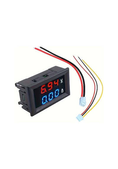 Xuweiwei 2 Adet Yeşil 0.28 Dijital Voltmetre Ampermetre Dc 100v 10a Led Ekranlı Volt Amper Ölçer