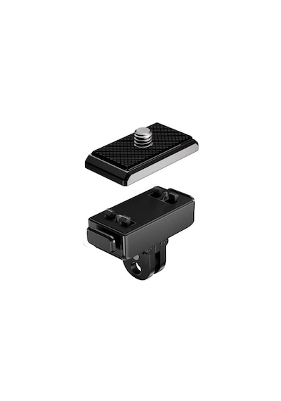 Quıckdock Qdx5-ac Manyetik Ve Kilitli Aksiyon Kamera Montaj Adaptörü 1/4 Dişli Değiştirilebilir Aksiyon Kamera Bağlantılı Siyah