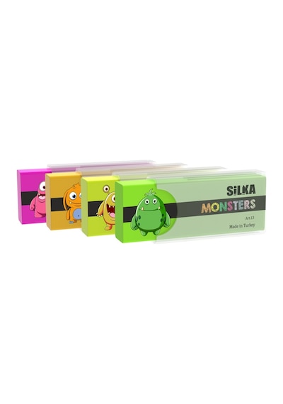 Silka Monster Silgi Büyük 20 Adet ART.13