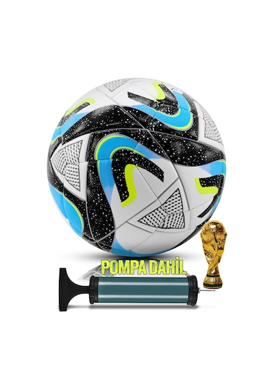 Telvesse Futbol Topu Pompalı Set Oceanz Sert Zemin Halı Saha Futbol Topu No:5 056 Çok Renkli