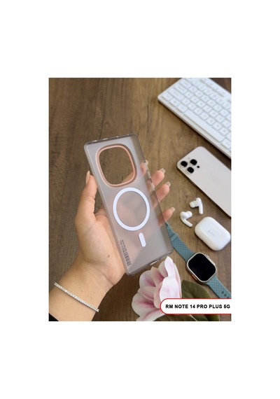 Redmi Note 14 Pro Plus 5g Magsafe Uyumlu Mat Sert Klein Kılıf Turuncu