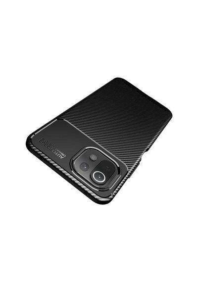 Xiaomi Mi 11 Lite Kılıf Zore Negro Silikon Kapak Siyah