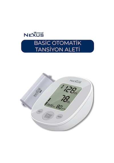 Direct Nexus Koldan Ölçer Basic Otomatik Tansiyon Aleti | 2 Kullanıcı, 180 Hafıza