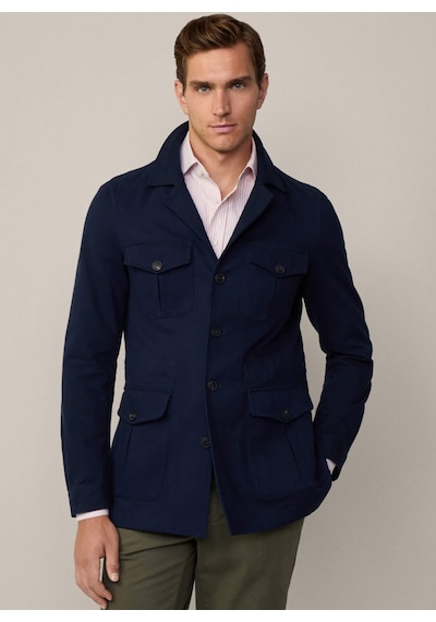 Hackett Lacivert Erkek Pamuklu Ceket Hm443429