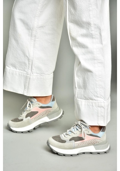 Fox Shoes S312212809 Gri Spor Ayakkabı Sneakers Gri