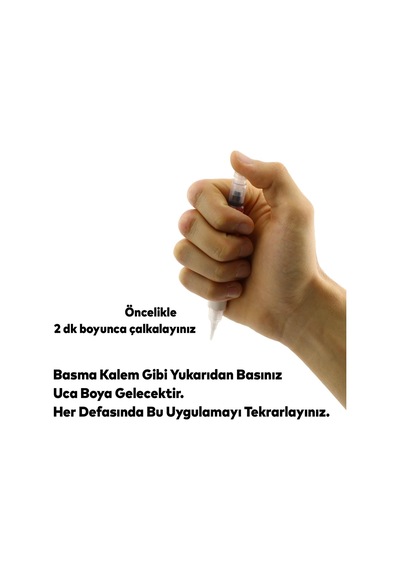 Badem10 Oto Rötuş Kalemi 5 Ml Araç Kaporta Tampon Çizik Giderici Fırça Yenileme Metalik Kırmızı Renk Boya