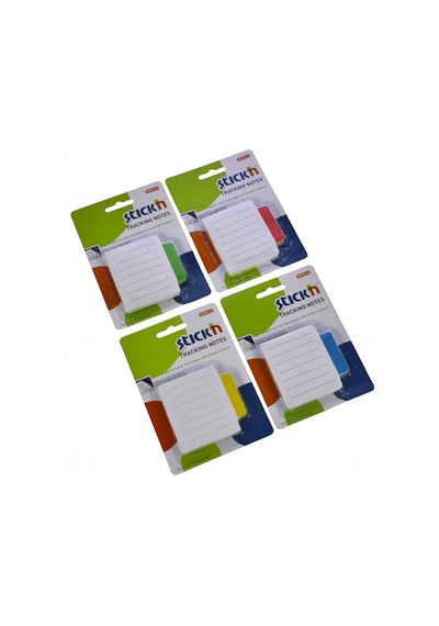 Hopax 21483-21484-21485-21486 Çizgiliİndexli  70x70 50YP Yapışkan Not Kağıdı