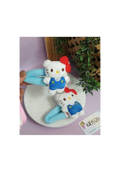 Peluş Figürlü Çıt Çıt Toka 10 Cm 1 Adet Çok Renkli