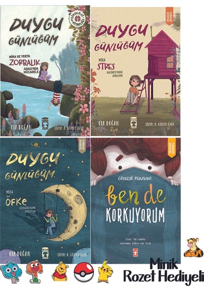 2. 3. Sınıf Okuma Seti 4 Kitap Duygu Günlüğüm Serisi Ve Ben De Korkuyorum