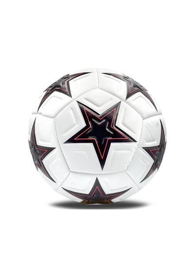 Futbol Topu Pompalı Dikişli Futbol Topu Sert Zemin Halı Saha Futbol Topu Pompa Hediyeli Beyaz