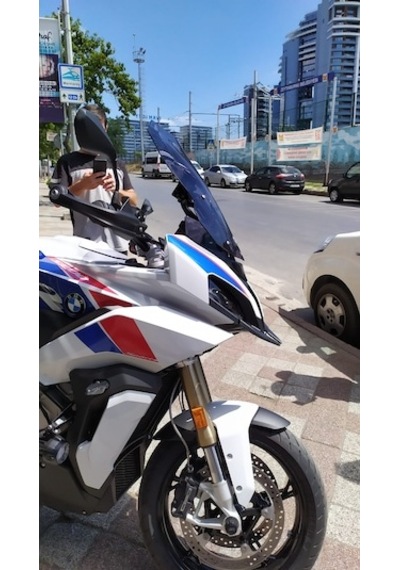 Zeus Motor 2020-2025 Bmw S 1000 Xr Uyumlu Ön Cam Koyu Füme