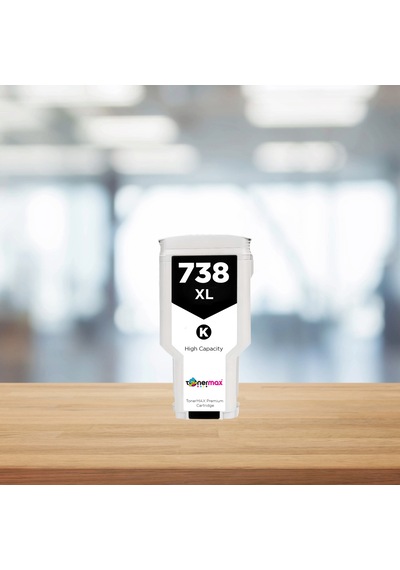 Hp 738 Xl 498q0a 300 Ml Siyah Uyumlu Kartuş / Designjet T850 / T950