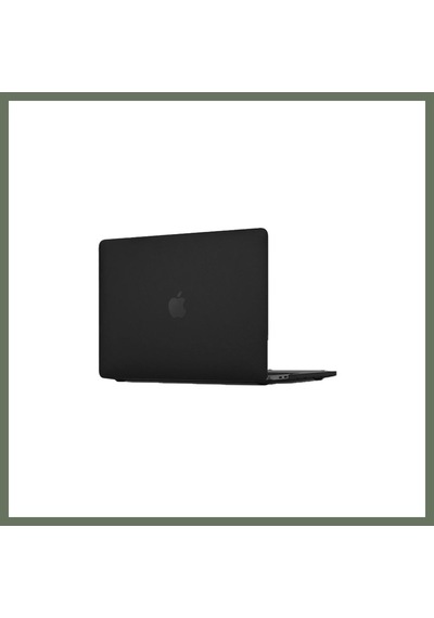 Bezos Apple Uyumlu MacBook Pro 16.2 2021 Apple Uyumlu MacBook Buzlu Kapak - Siyah Bezos1