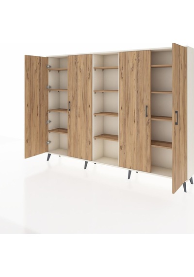 Arges Dolap 12 Raflı 4 Kapaklı 220x30x163 Aytaşı-çam Atlas Çam - Aytası Arges Dolap 12 Raflı 4 Kapaklı 220x30x163 Aytaşı-çam Atlas Çam - Aytası
