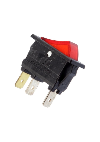 Tek-iş Işıklı Tekli Anahtar On Off Işıklı Anahtar Elektrkli Cihaz Anahtarı
