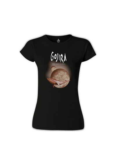 Gojira - From Mars To Sirius Siyah Kadın Tshirt 001