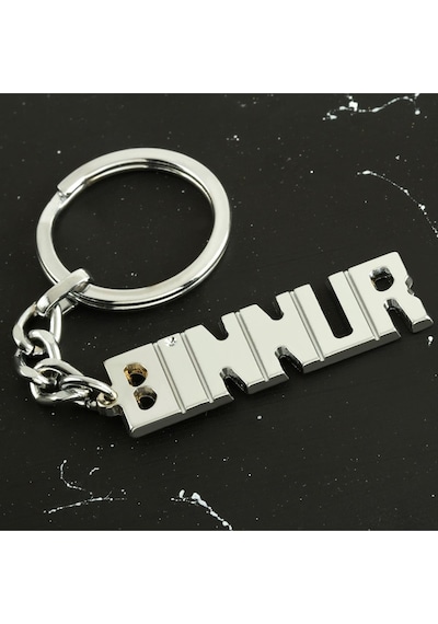 Binnur - 519 - - Muratech - İsimli Anahtarlık Çok Renkli