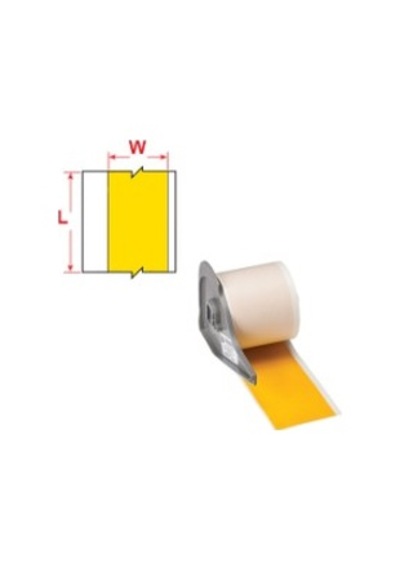Brady M71C-2000-595-Yl Sarı Sürekli Etiket