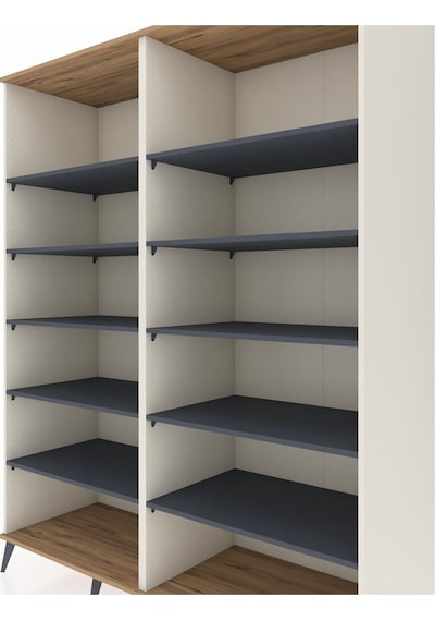 Kronos Gardrop 10 Raflı 176x59x221 Aytaşı-çam/antrasit Çam/antrasit Kronos Gardrop 10 Raflı 176x59x221 Aytaşı-çam/antrasit Çam/antrasit