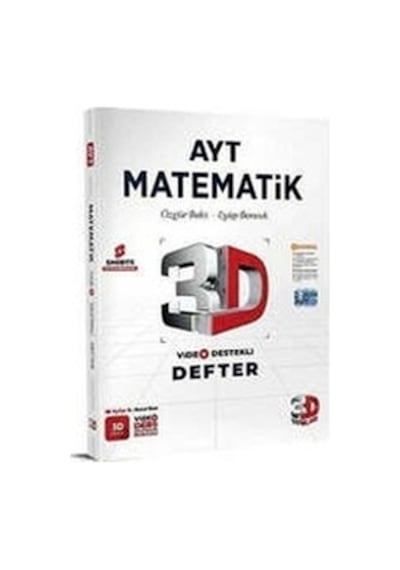 3d Yayınları Ayt Matematik Video Destekli Defter