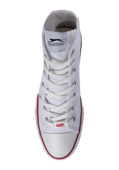 Slazenger School Erkek Bilekli Beyaz Keten Sneaker Spor Ayakkabı Beyaz