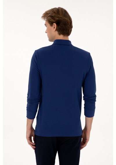 U.s. Polo Assn. Erkek İndigo Sweatshirt 50307688-vr028 İndigo