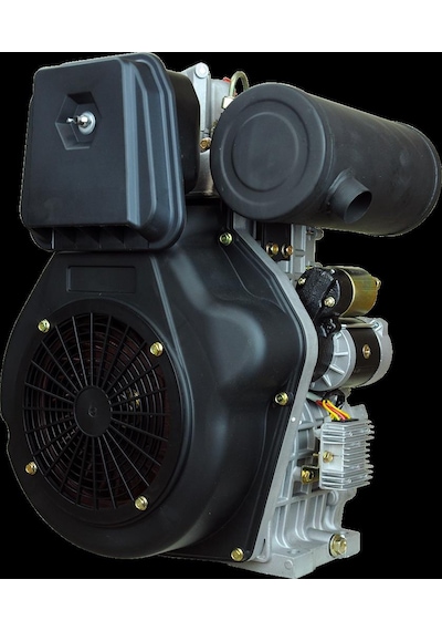 Goldmoto Gm1100F-G1A Dizel Motor 15Hp Marşlı Krank Mili Konik