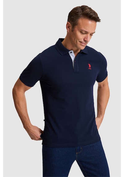 U.s. Polo Assn. Erkek Lacivert Tişört Basic 50322314-vr033