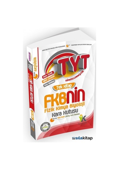 KS-TYT FKBNİN (Fizik Kimya Biyoloji) Kara Kutusu TEK KİTAP Konu Ö.Dijital Çözümlü Soru Bankası