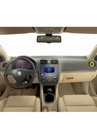 VW Golf 5 04-08 Sağ Havalandırma Izgara Yön Tuşu 1K0819704D 1 Ad