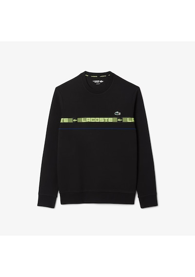 Lacoste Sh4767 Erkek Sweatshirt Siyah