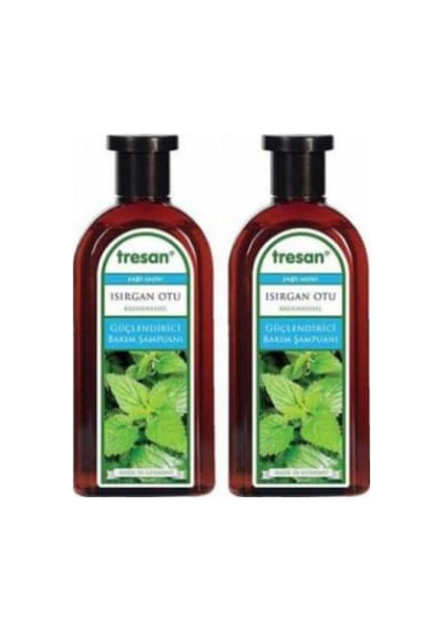 2 Adet Yağlı Saçlar Için Isırgan Otu Şampuanı 300 Ml Şampuan Mavi 2 Li