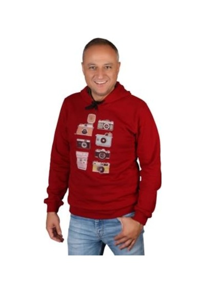 Rafcoll Kapşonlu Sweatshırt (380855819) Bordo