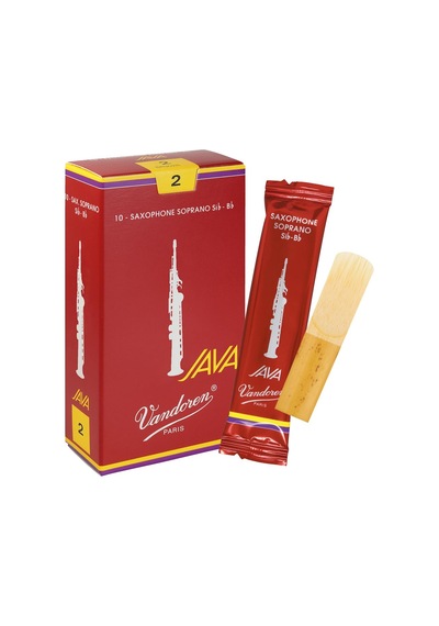 Vandoren Sr302r Java Filed Kırmızı Kesim Soprano Saksafon Kamışları Güç 2 10'lu Paket